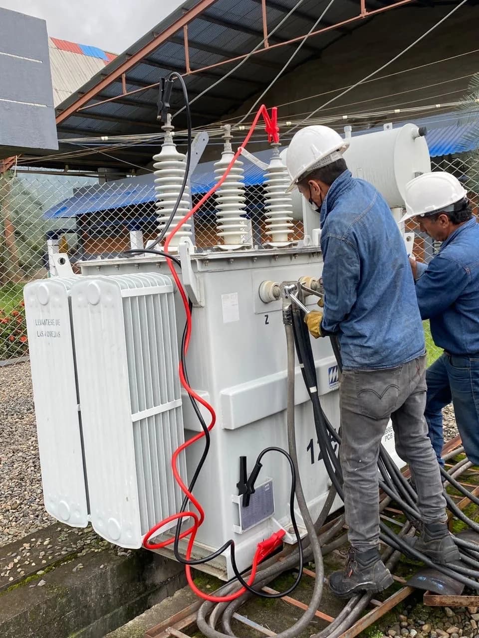 Mantenimiento de transformador en sitio