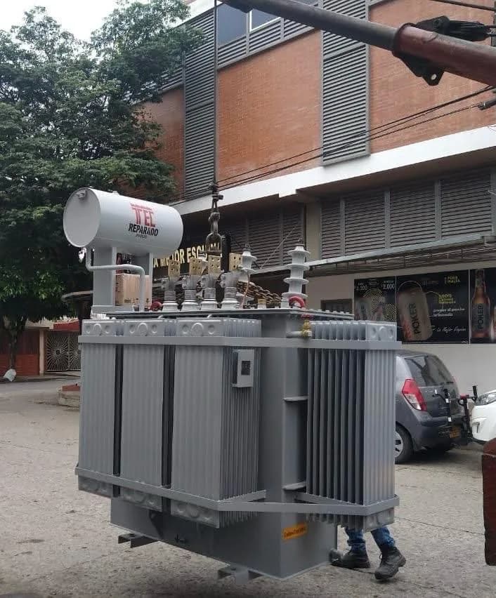 Entrega de transformador reparado